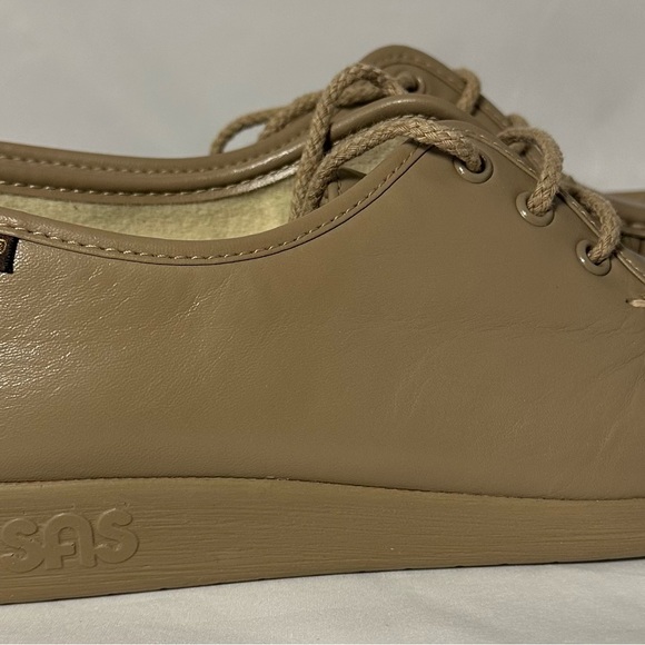 SAS Siesta Mocha Leather Genuine Hand sewn Comfort Shoes Size 10N New USA Made - Picture 3 of 10
